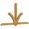 Ekena Millwork Redmond Rough Sawn Timber Gable Bracket, Western Red Cedar, 84"W x 45"H x 4"D x 4"F, 13/12 Pitch GBW084X45X0404RED00RWR - alternate 3